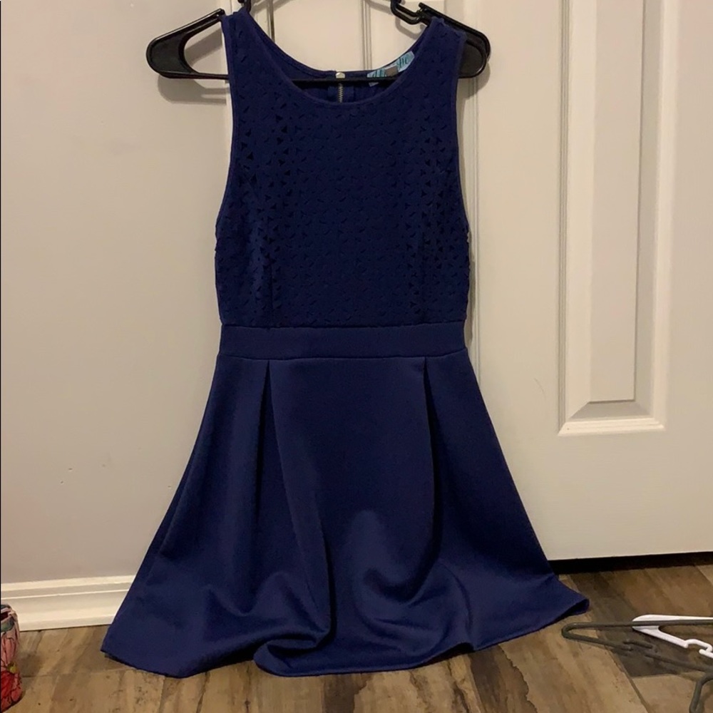 navy blue dress